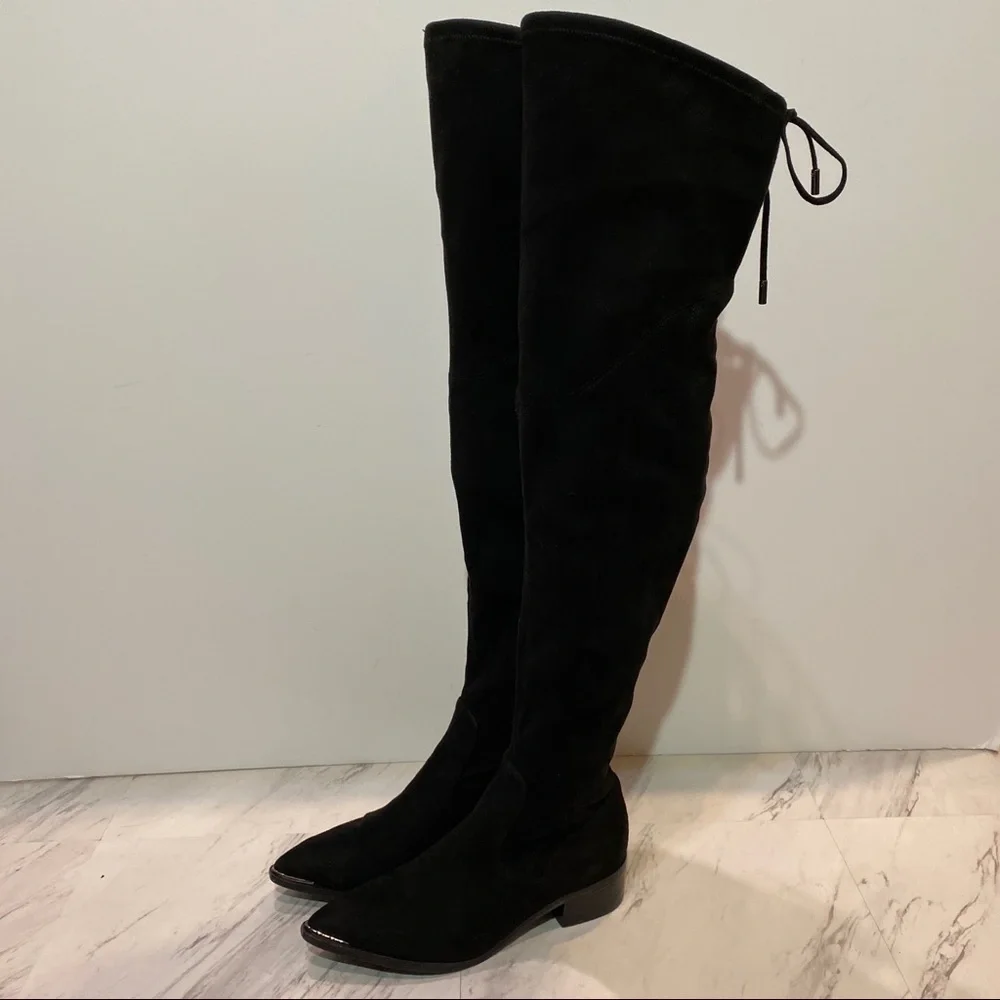 Marc Fisher Yuna Over The Knee Black Boots 5M